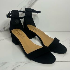 Coconuts by Matisse Black Heeled Sandals Size 10